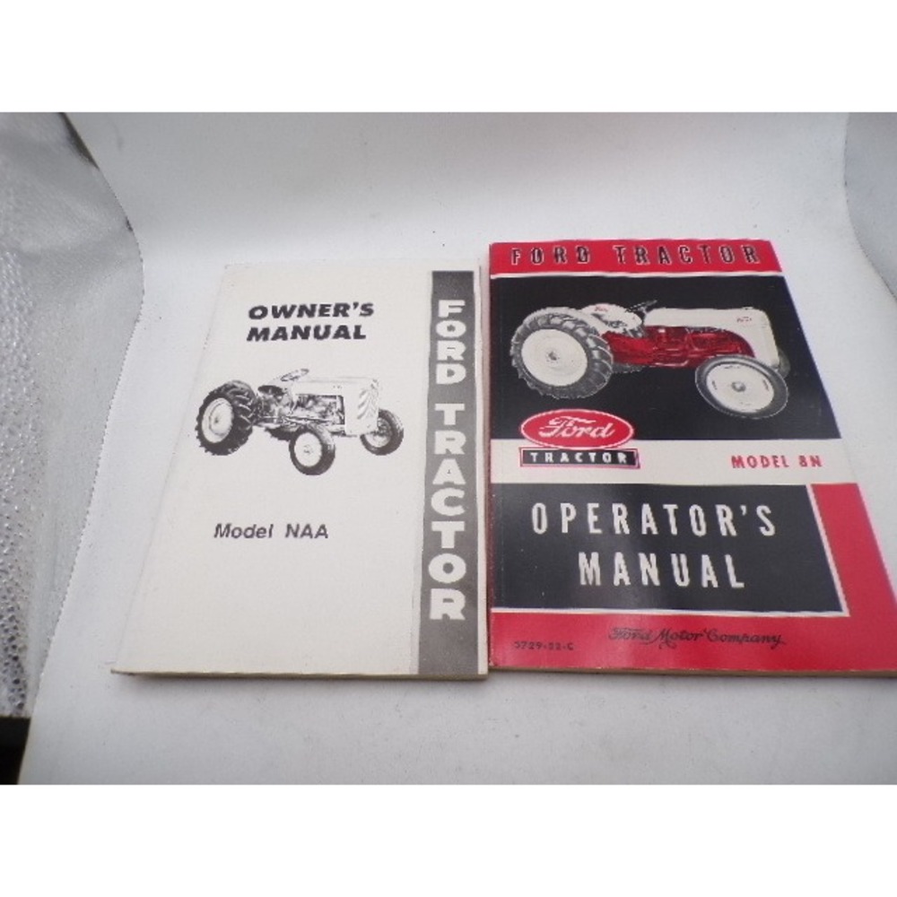 Vintage Ford Tractor Manuals Lot Model 8N Operator's NAA Owner's Repair Guides